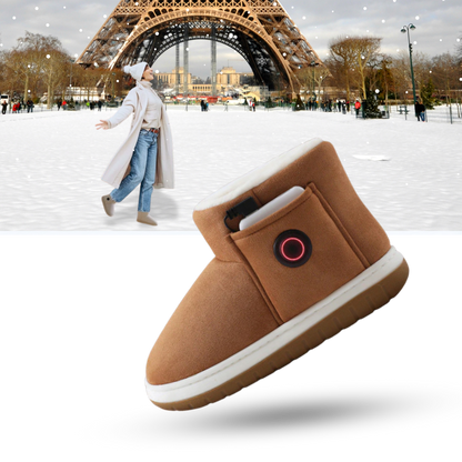 Verwarmde Winterschoenen met Grafeen Technologie 3 Warmtestanden Oplaadbare Accu Zachte Voering Lichtgewicht Comfortabel Draagbaar Verstelbare Temperatuur