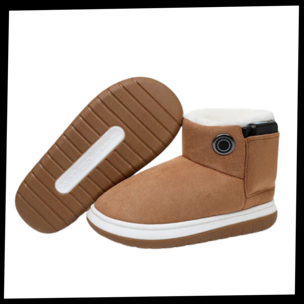 Verwarmde Winterschoenen met Grafeen Technologie 3 Warmtestanden Oplaadbare Accu Zachte Voering Lichtgewicht Comfortabel Draagbaar Verstelbare Temperatuur