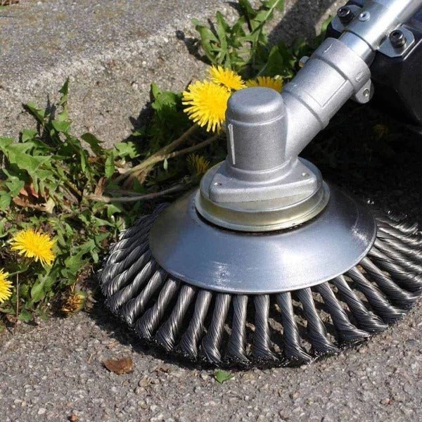 Onkruidborstel Koolstofstaal 150mm Trimkop voor Grastrimmer Onkruid Verwijderen Tuin Onderhoud