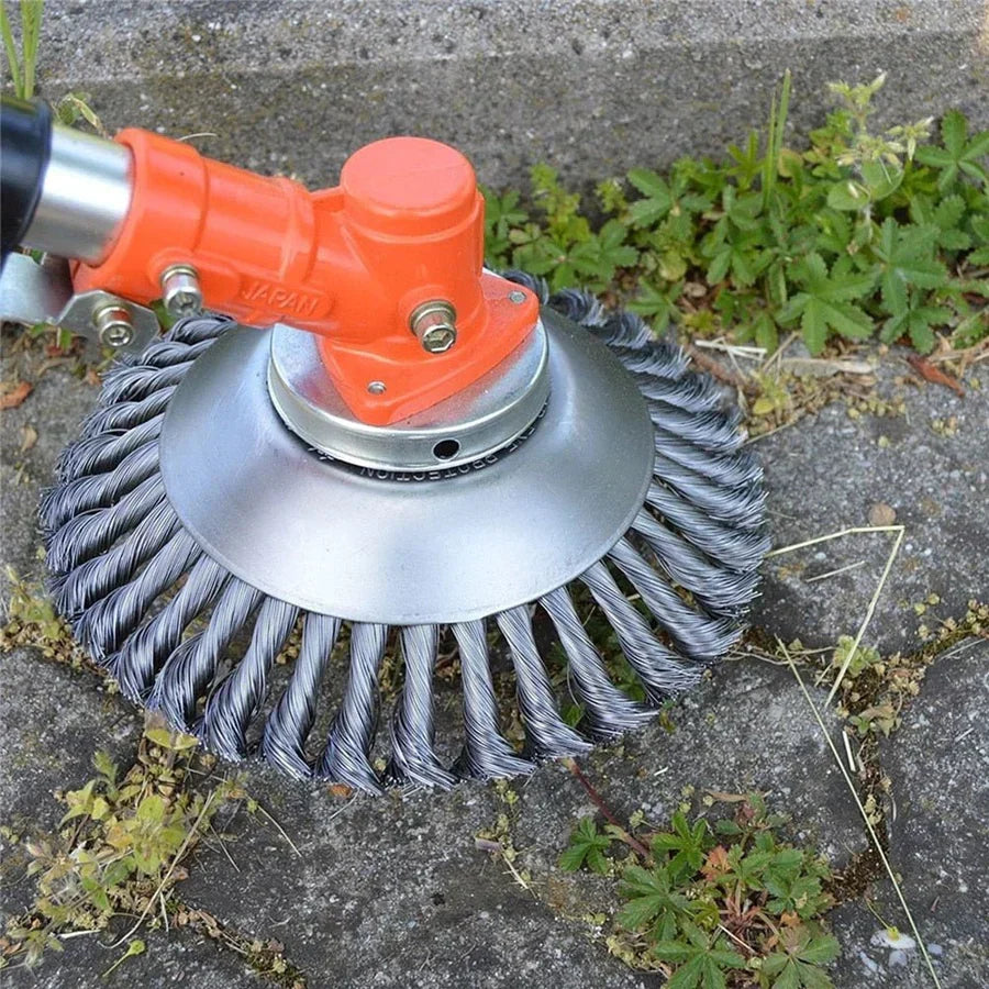Onkruidborstel Koolstofstaal 150mm Trimkop voor Grastrimmer Onkruid Verwijderen Tuin Onderhoud
