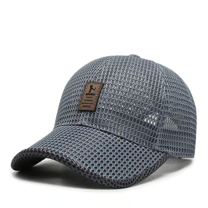 Luchtige Zomer Pet Mesh Verstelbaar Snapback Sportcap met Ademend Gaas
