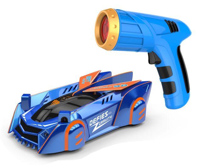 Bestuurbaar Speelgoedauto met Lasersturing – Infrarood RC Auto voor Wand, Plafond & Vloer – LED Verlichting – Oplaadbaar via USB – Voor Kinderen vanaf 3 Jaar