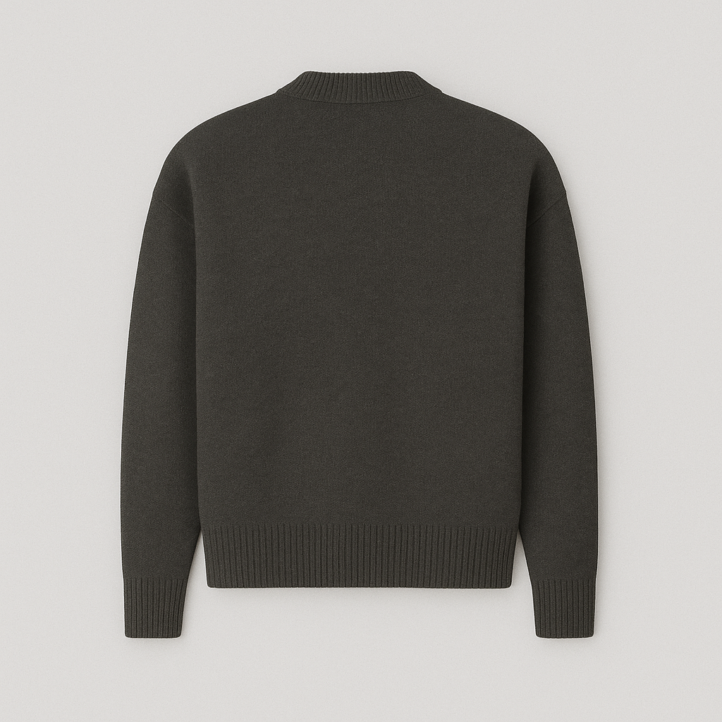 Oversized Trui met Harten en Aas Motief voor Dames