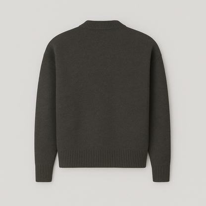 Oversized Trui met Harten en Aas Motief voor Dames