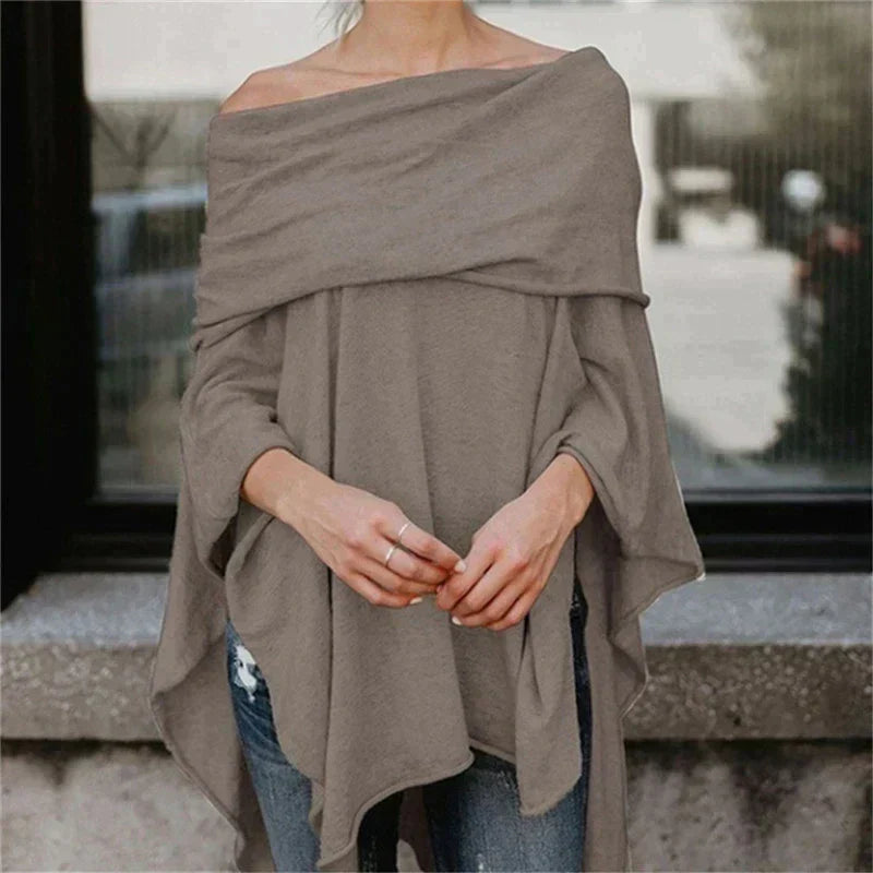 Vrouwelijke Top Lange Mouwen Casual Stijl