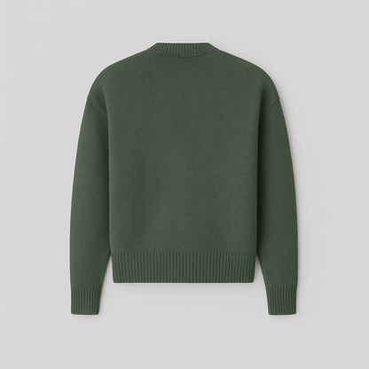 Oversized Trui met Harten en Aas Motief voor Dames