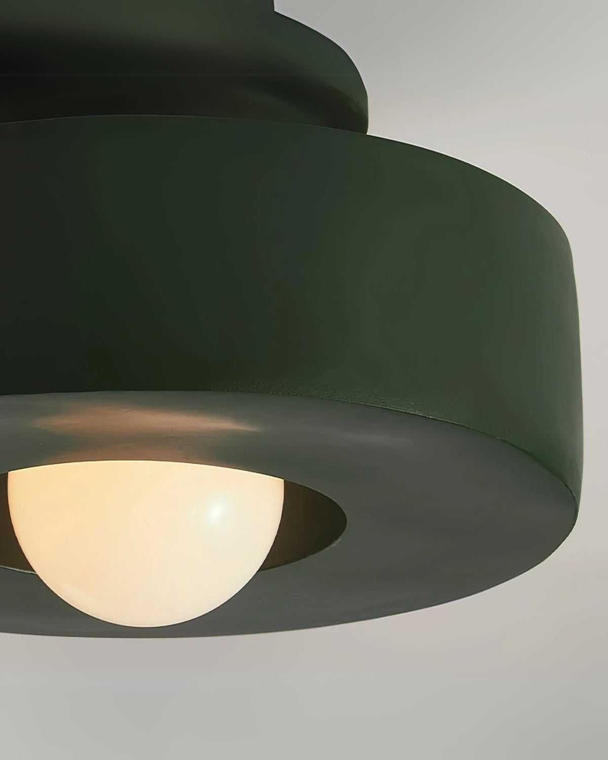 Moderne ronde plafondlamp van resin met geïntegreerde LED – minimalistische flush mount designlamp 30 cm
