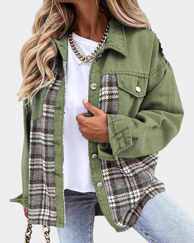 Leerlook Jack Dames Stijlvol Bikerjas