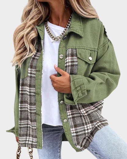 Leerlook Jack Dames Stijlvol Bikerjas