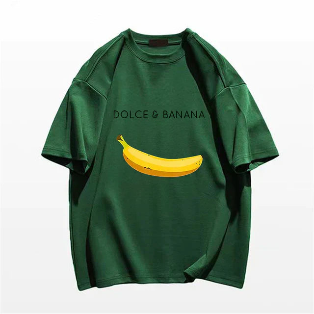 Calvin Heren T-shirt met Banaan Print