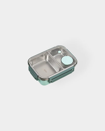Geïsoleerde Lunchbox met Compartimenten - Warmhoudbakje voor Onderweg Groen Rood Blauw 2 of 3 Vakken - Premium Maaltijdcontainer Werk School Picknick