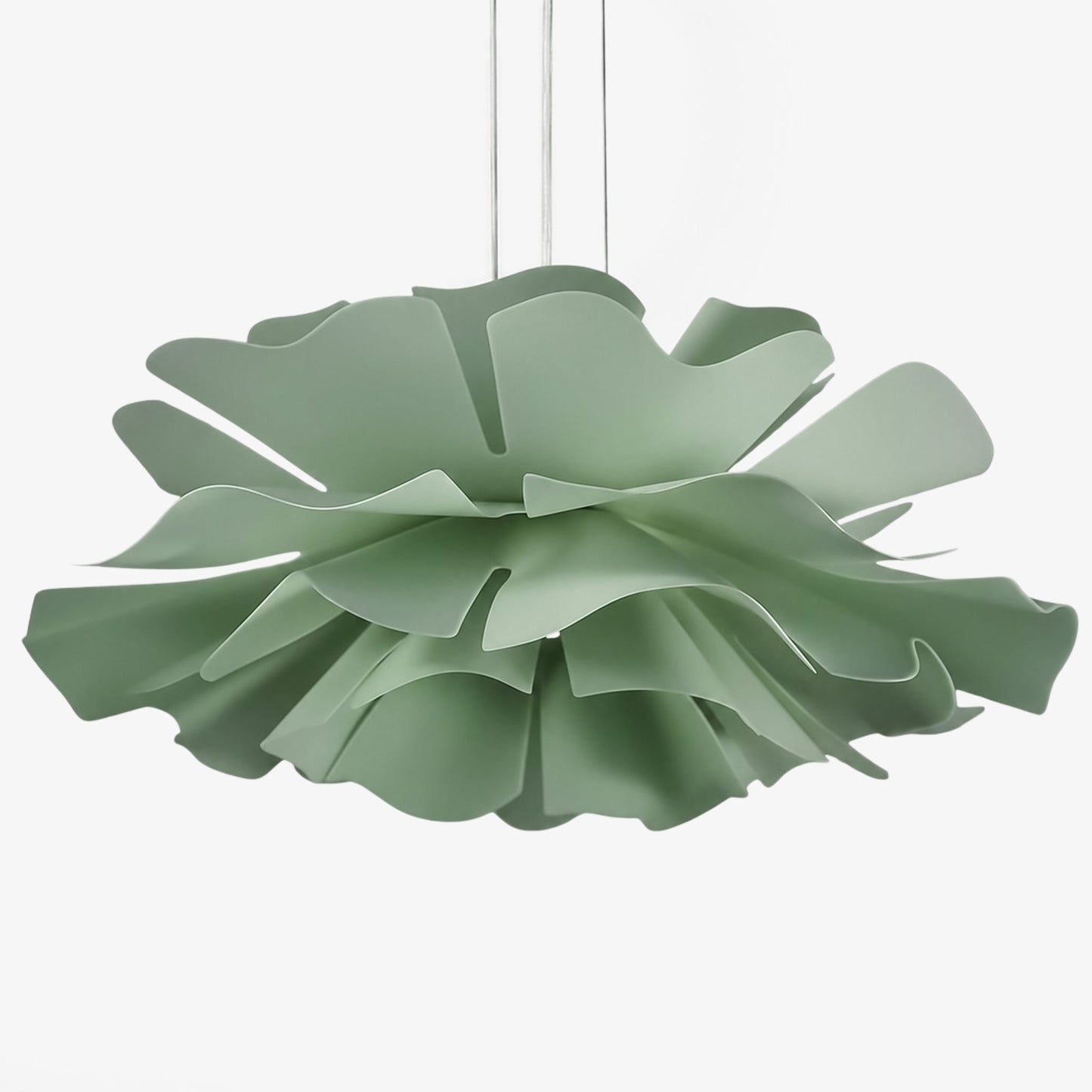 Handgemaakte Acryl Hanglamp Lotus Bloem Wit Scandinavisch Design