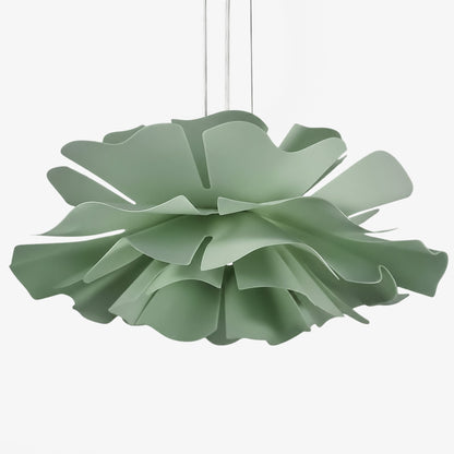 Handgemaakte Acryl Hanglamp Lotus Bloem Wit Scandinavisch Design