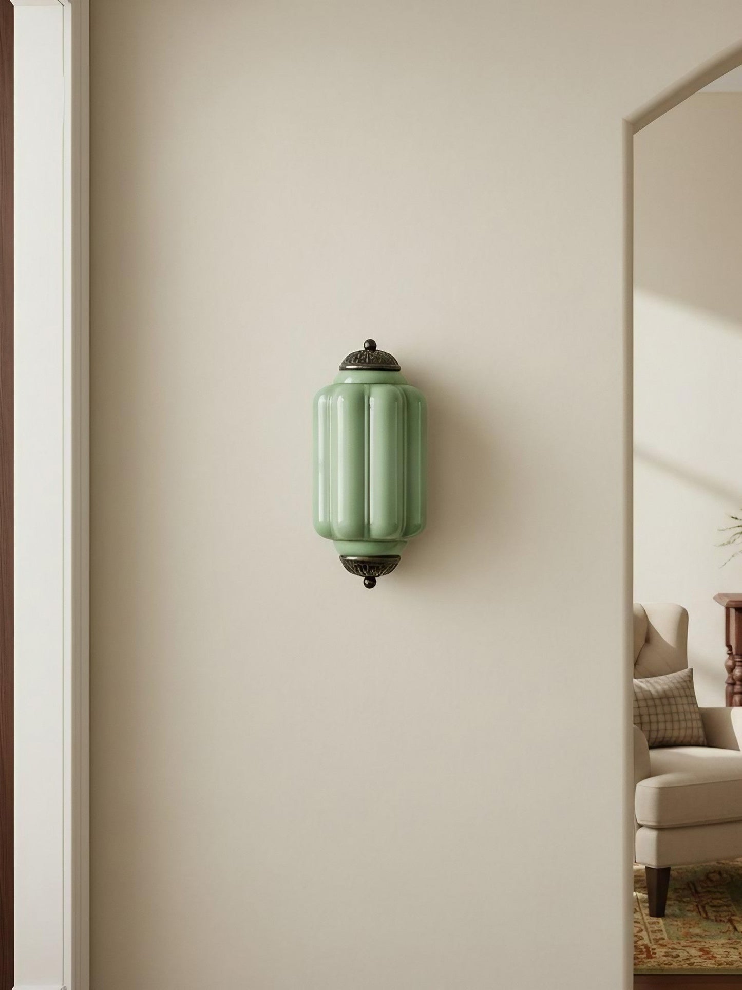 Wandlamp Melkglas voor Slaapkamer Gang Scandinavische Stijl