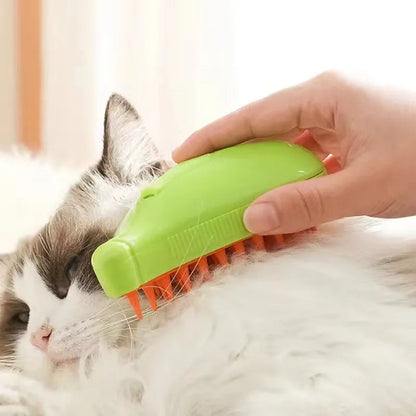 Opvouwbare Huisdierenkam met Versterkende Spray — Ontklitborstel met Watermist voor Verzorging van Honden en Katten