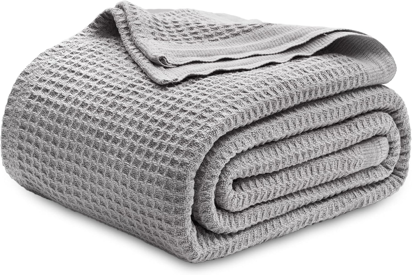 Lichtgewicht Katoenen Wafelplaid Tweepersoonsbed Zacht Ademend Deken Scandinavisch Design 90x90 cm Woonkamer