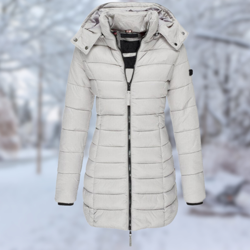 Dames Winterjas Halflang Warm en Stijlvol