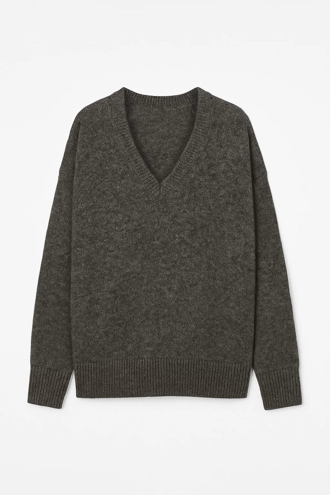 Dames Trui Oversized V-Hals Warme Wintertrui