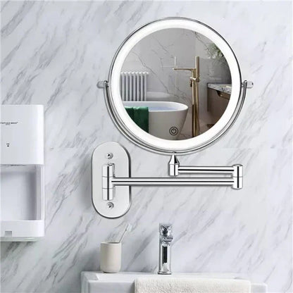 Verlichte LED Make-up Spiegel voor Badkamer & Make-up | Vergrotend & Oplaadbaar