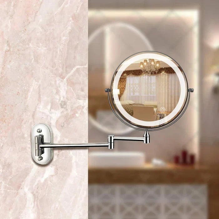 Verlichte LED Make-up Spiegel voor Badkamer & Make-up | Vergrotend & Oplaadbaar