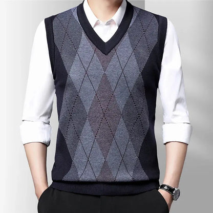 Stijlvolle Heren Gilet Modieus Design