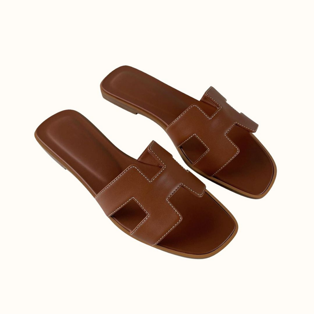 Dames Sandalen H-Profiel Vegan Leder Comfortabel Elegant Zomer Schoeisel