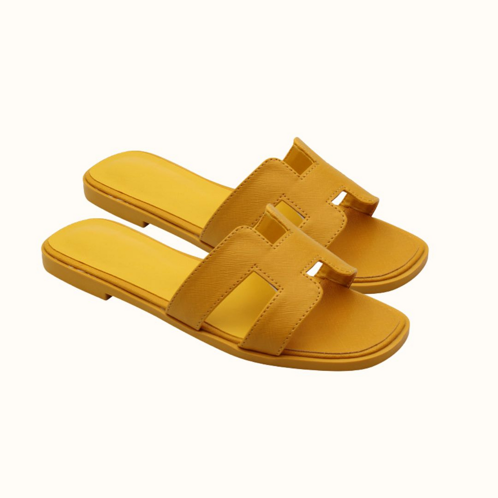 Dames Sandalen H-Profiel Vegan Leder Comfortabel Elegant Zomer Schoeisel
