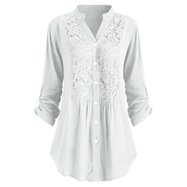Vrouwelijke Zomerjurk Lange Pofmouwen Blouse Stijl - StudioMarella