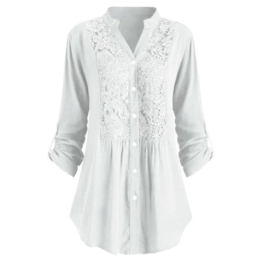 Vrouwelijke Zomerjurk Lange Pofmouwen Blouse Stijl - StudioMarella