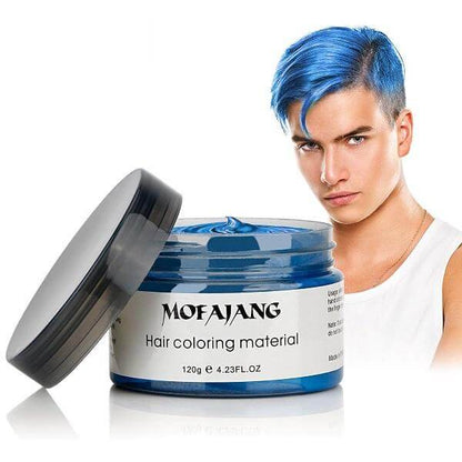 Styling Haarwas – Tijdelijke Kleur Styling Wax voor Natuurlijke Haarverf