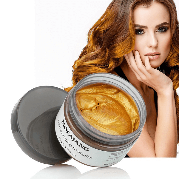 Styling Haarwas – Tijdelijke Kleur Styling Wax voor Natuurlijke Haarverf