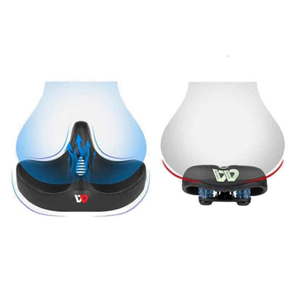 Ergonomisch Fietszadel Breed Ademend 23cm Gel Vulling Comfortabel Rijden Lange Tochten Universeel Pasvorm
