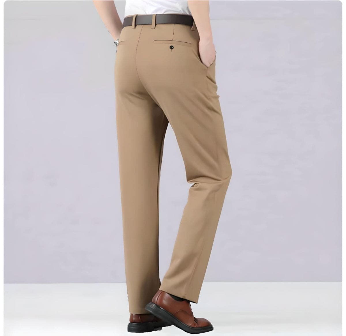 Elastische Comfortbroek voor Mannen Stretch Stof