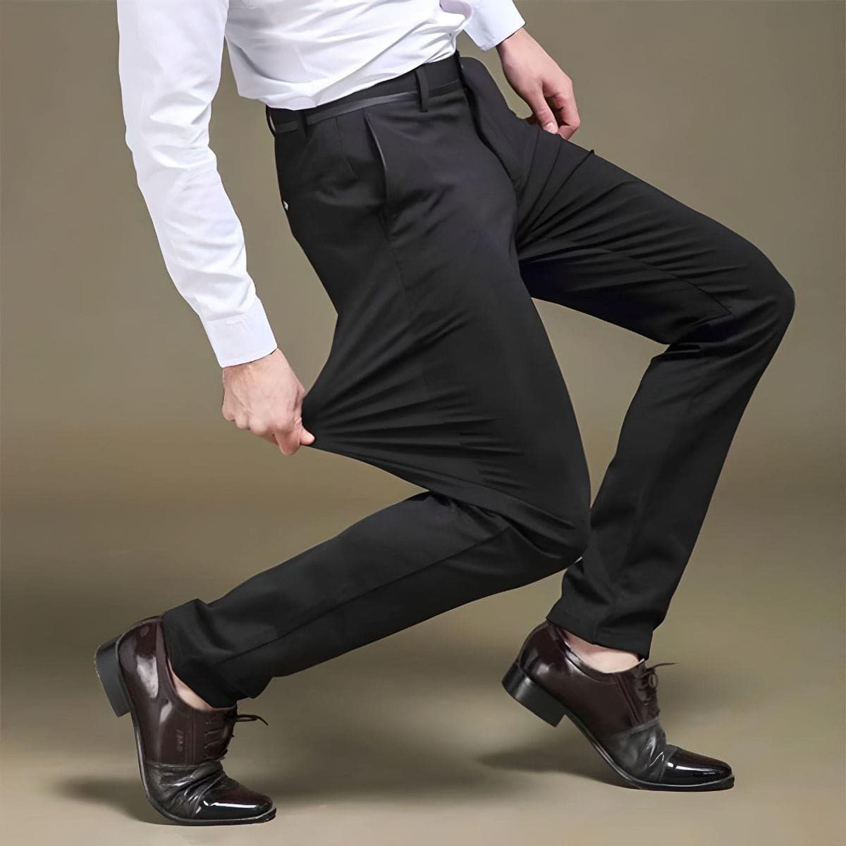 Elastische Comfortbroek voor Mannen Stretch Stof