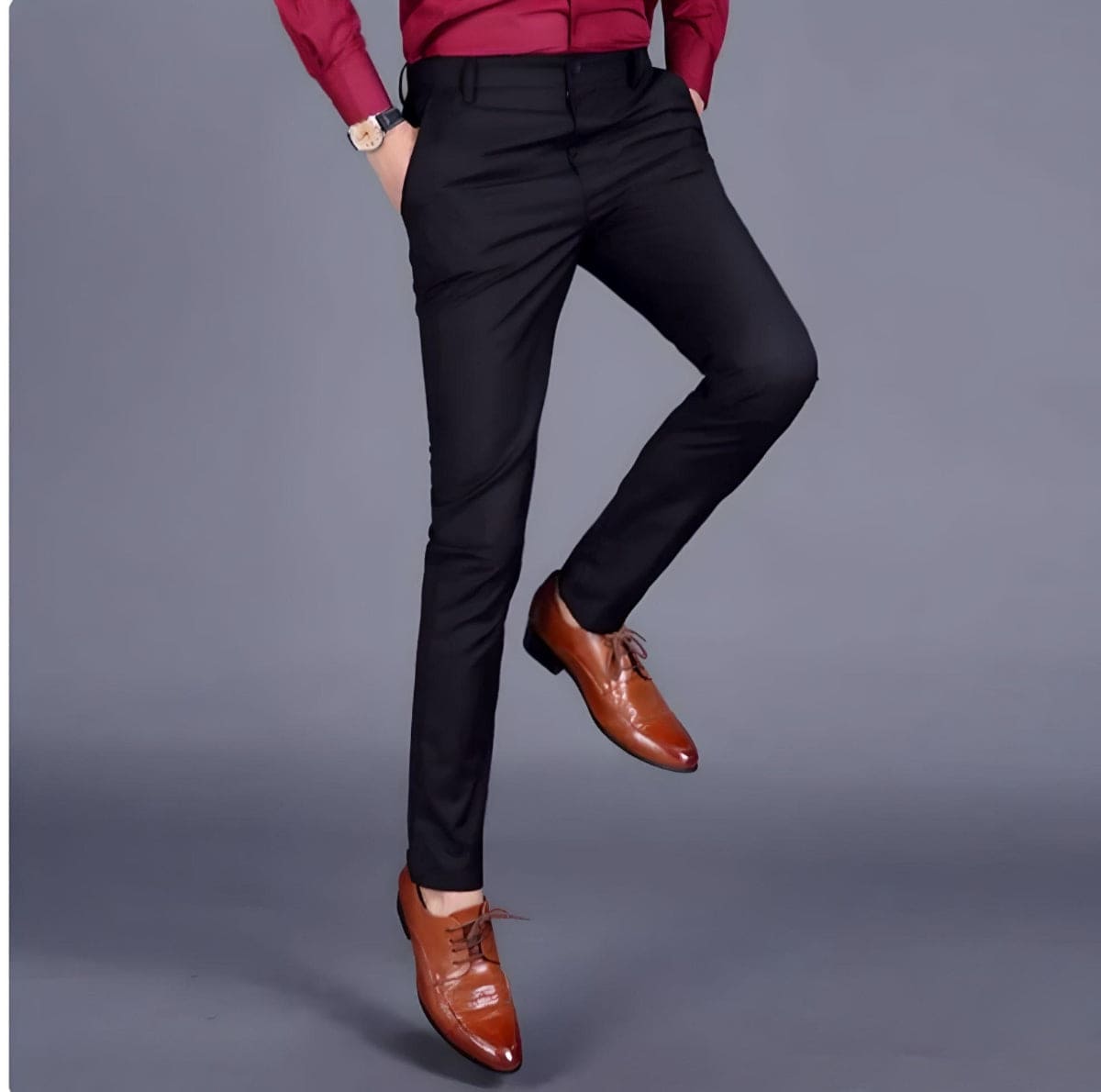 Elastische Comfortbroek voor Mannen Stretch Stof - StudioMarella