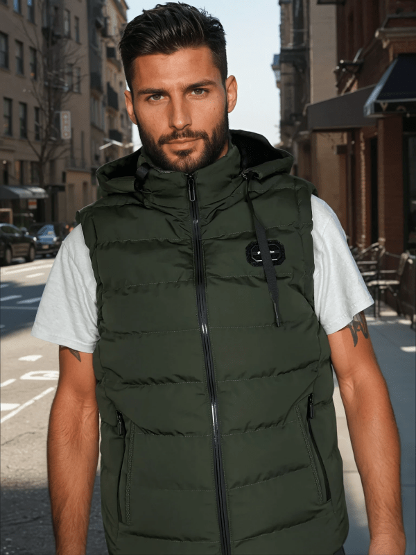 Heren Gilet Ruitpatroon Zonder Mouwen