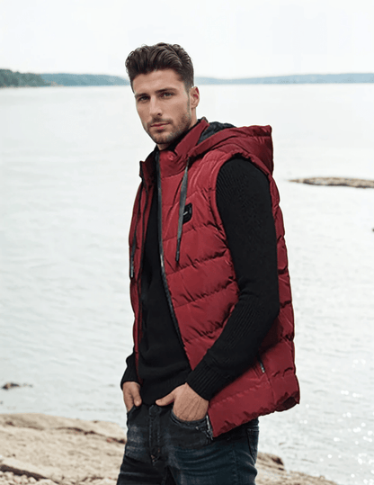 Heren Gilet Ruitpatroon Zonder Mouwen