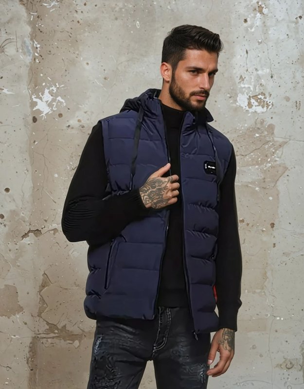 Heren Gilet Ruitpatroon Zonder Mouwen