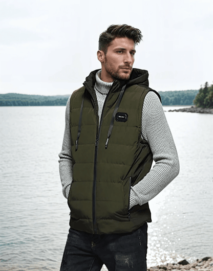 Heren Gilet Ruitpatroon Zonder Mouwen