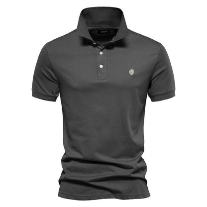 Heren Poloshirt Slim Fit Klassieke Stijl