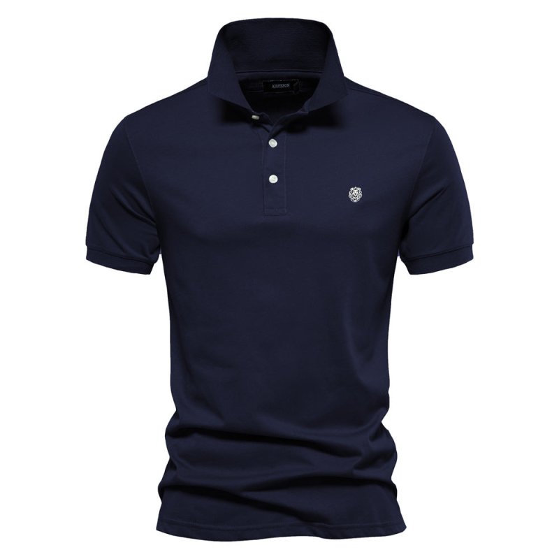 Mannen Polo Shirt Korte Mouw Casual Stijl