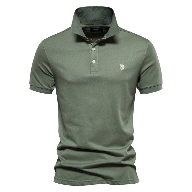 Mannen Polo Shirt Korte Mouw Casual Stijl