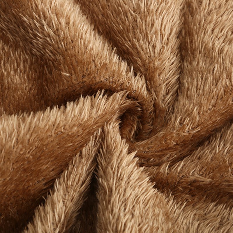 Heren Jas Geruit Fleece Lining en Kraag