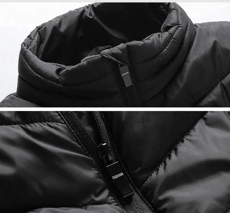 Verwarmbaar Thermisch Vest Winddicht & Waterdicht 5 Verwarmingszones Drie Temperatuurstanden Zwart Blauw