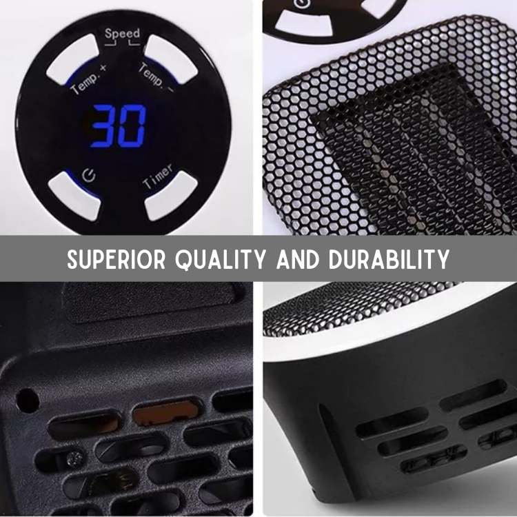 Compacte keramische elektrische heater voor snelle ruimteverwarming tot 32 m²