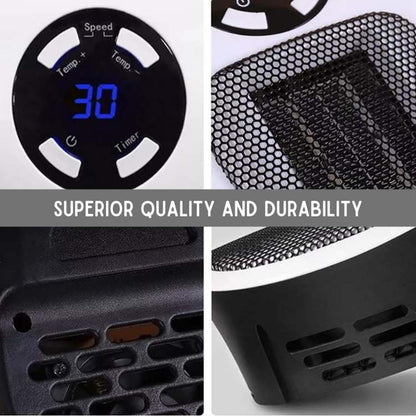 Compacte keramische elektrische heater voor snelle ruimteverwarming tot 32 m²