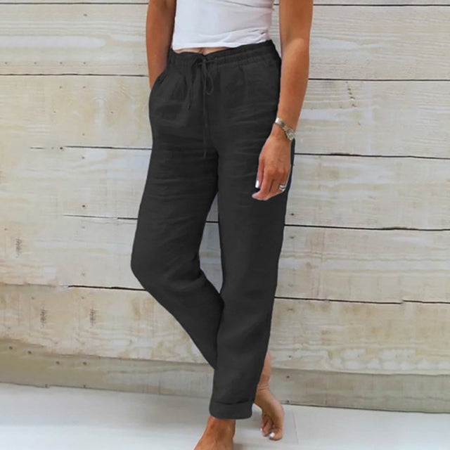 Vrouwelijke Casual Broek Rechte Snit
