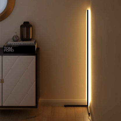 Moderne LED Vloerlamp met RGB Kleuren en Afstandsbediening voor Sfeervolle Verlichting