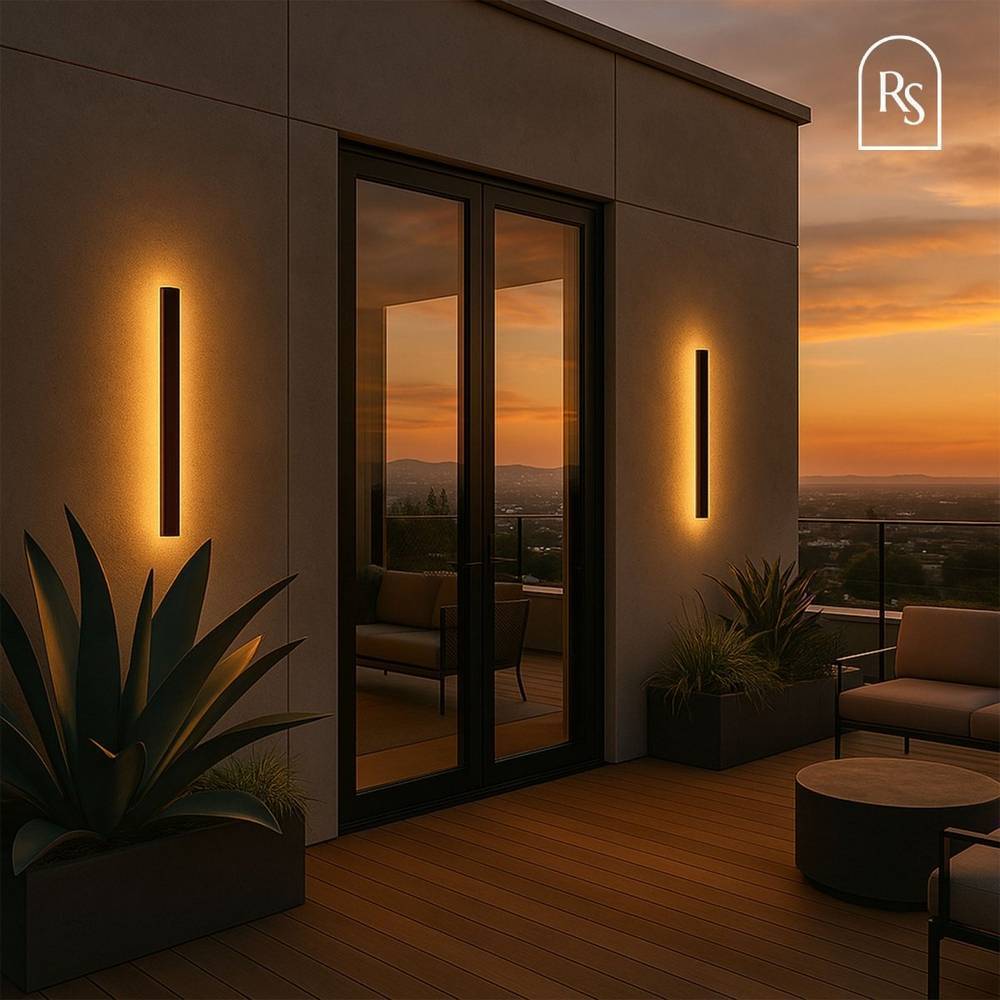 Moderne LED Wandlamp Voor Binnen En Buiten Met Strak Lijnontwerp