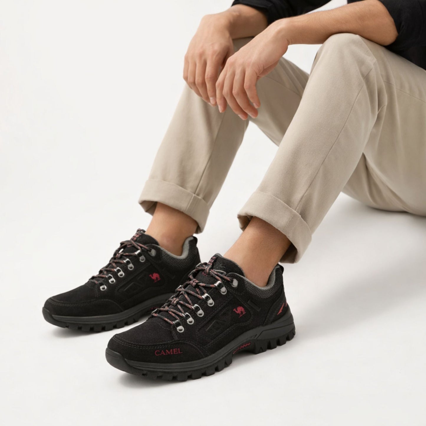 Comfortabele Wandelschoenen met Steun en Antislip Zool voor Dagelijks Gebruik en Outdoor